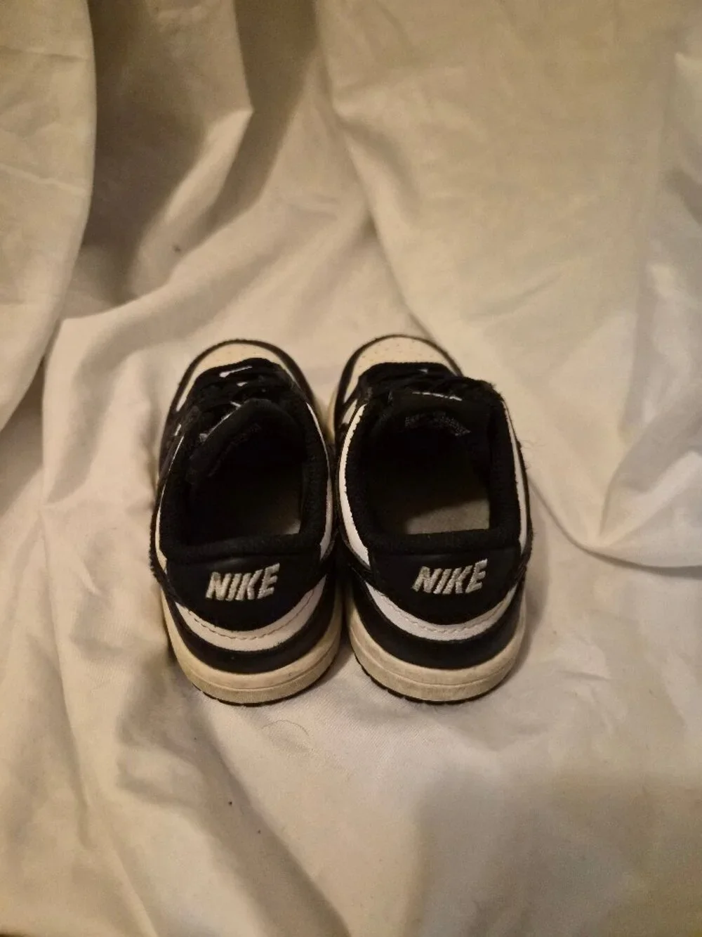 Nike Dunk Low Panda Toddler Shoes Size 5C Black White Leather Classic Sneakers